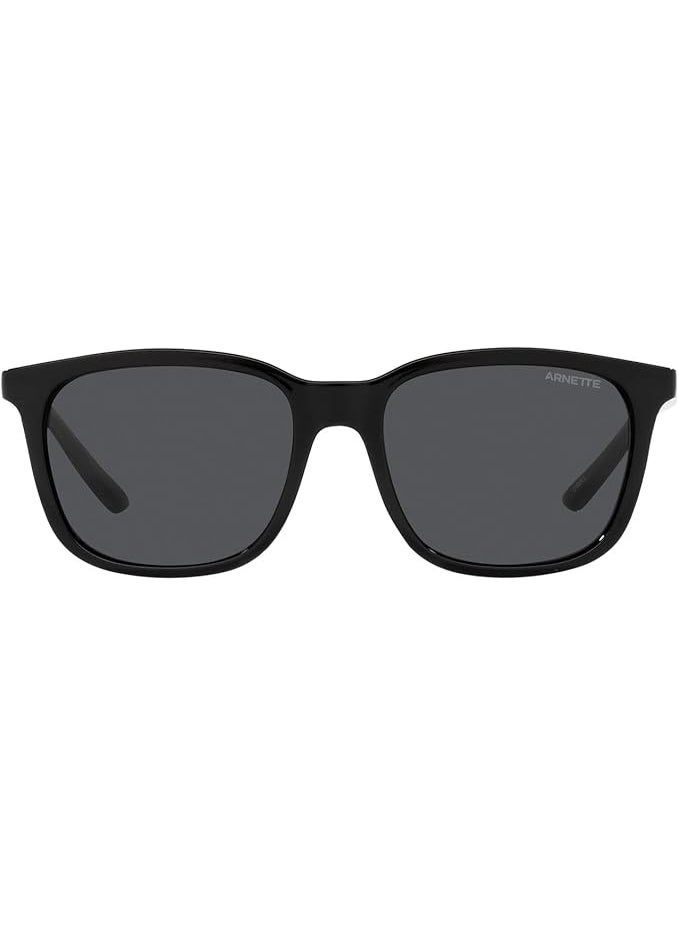 Arnette AN4316 Square Sunglasses for Men - Black Frame, Dark Grey Lenses (275387 51) - Image 2